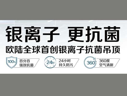 歐陸銀離子抗菌吊頂，為您營造健康生活空間